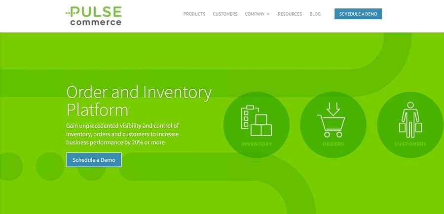 Pulse Commerce website screenshot